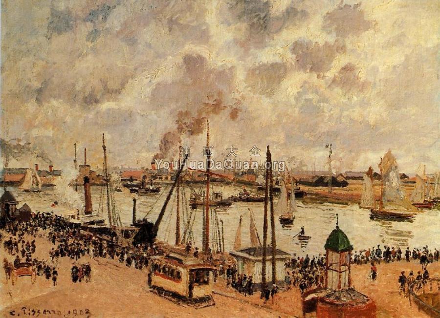 The Port of Le Havre - 卡米耶·毕沙罗